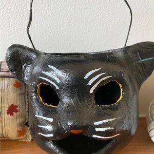 Black Cat Halloween Bucket
